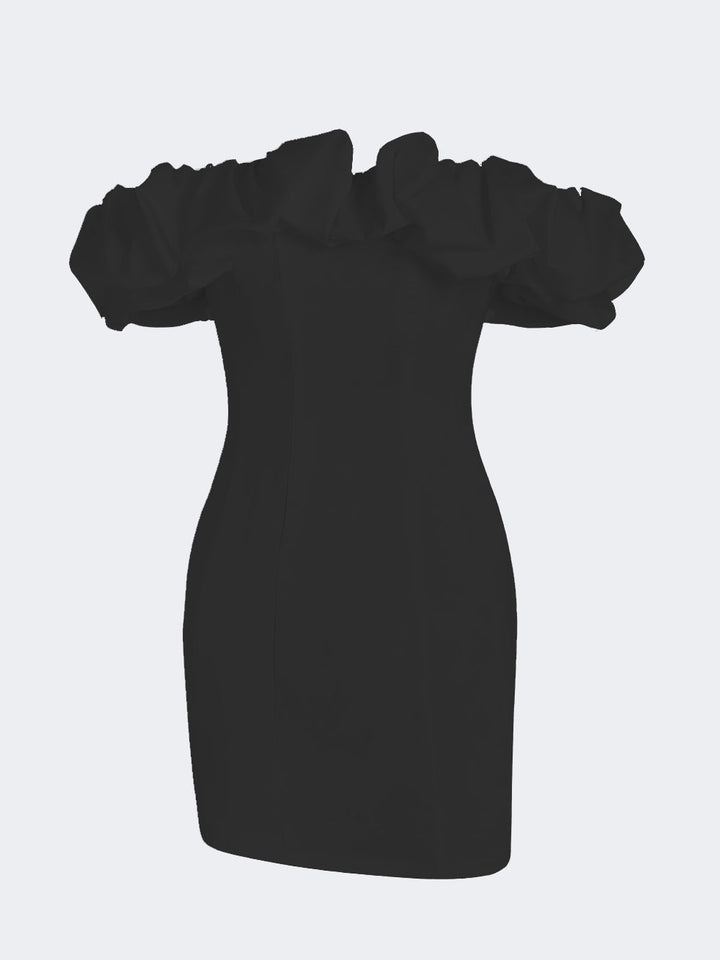 Lavinia | Cocktail Mini Dress Off Shoulder Ruffled