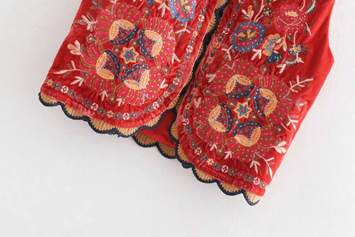 Roma | Boho Print Blouse with V Neckline and Wide Sleeves