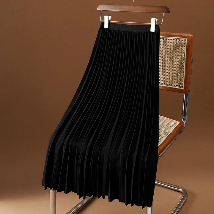 Clara | Pleated Maxi Skirt