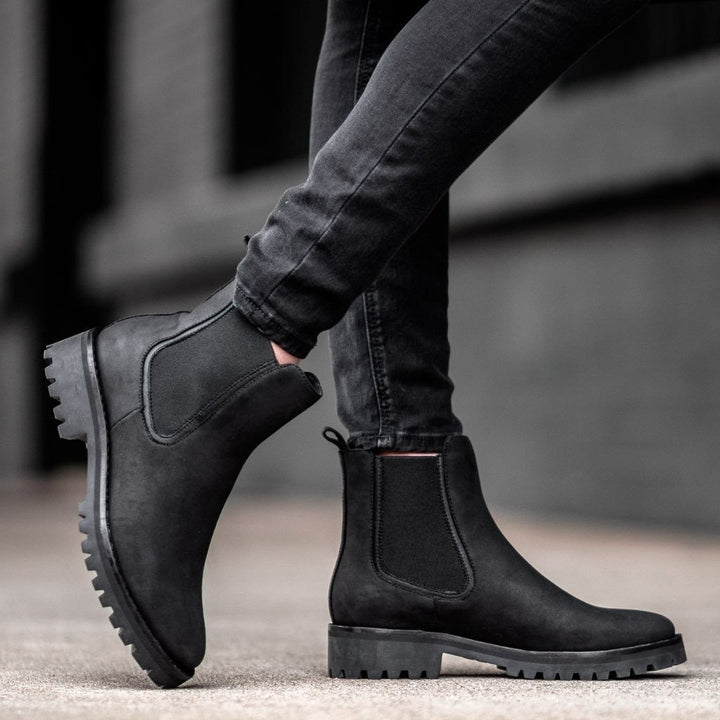 Women's Orthopedic Chelsea Ankle Boots with Lug Sole