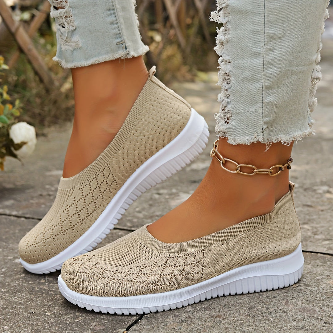 Women's Orthopedic Slip-On Sneakers with Round Toe