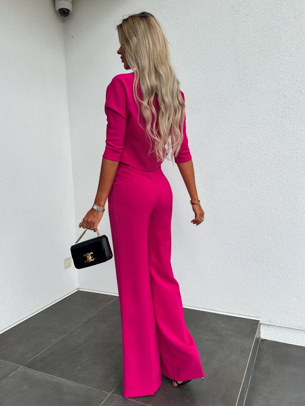 Petra | Co-ord Set with Cropped Top and Wide Leg Trousers