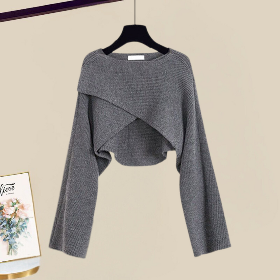 Tara | Co-ord Set with Midi Dress and Cropped Cardigan