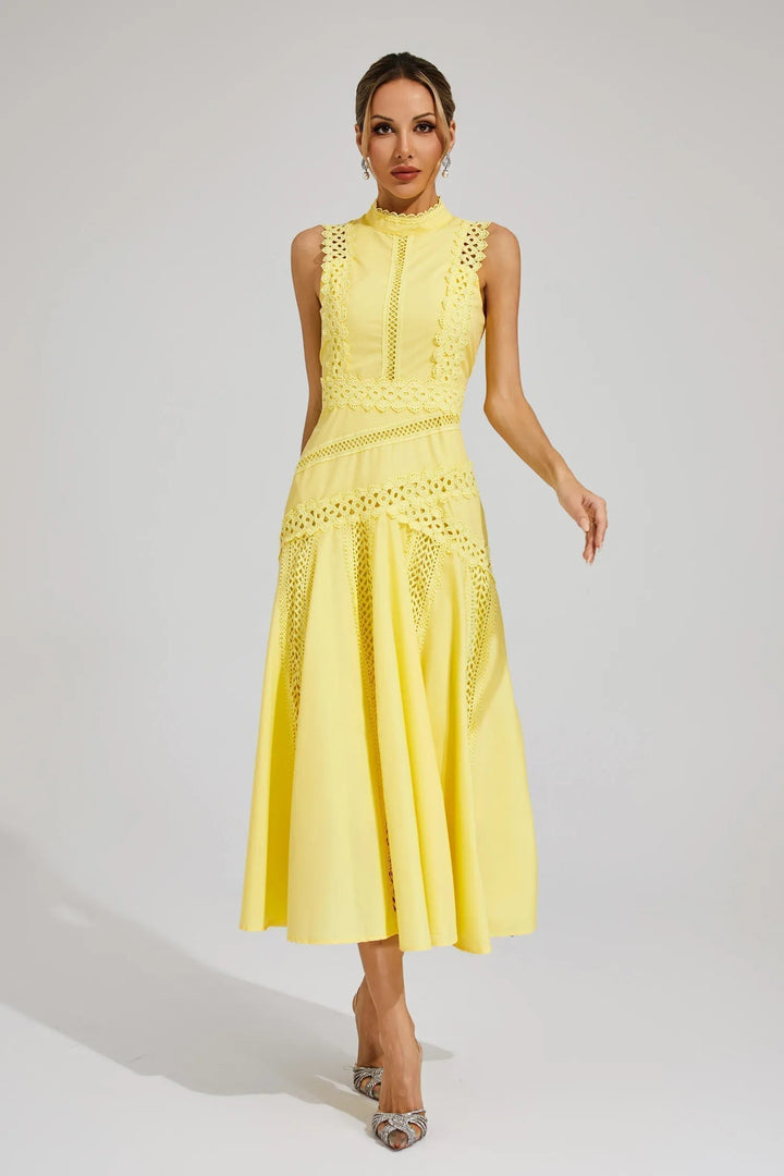 Olivia | Wedding Guest Midi Dress A-Line Lace