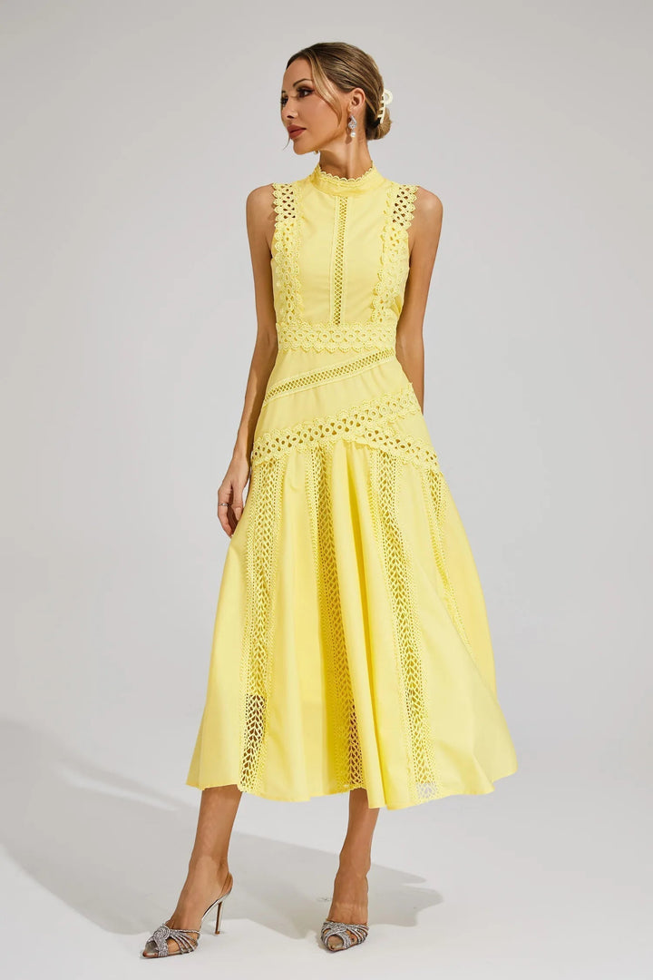 Olivia | Wedding Guest Midi Dress A-Line Lace