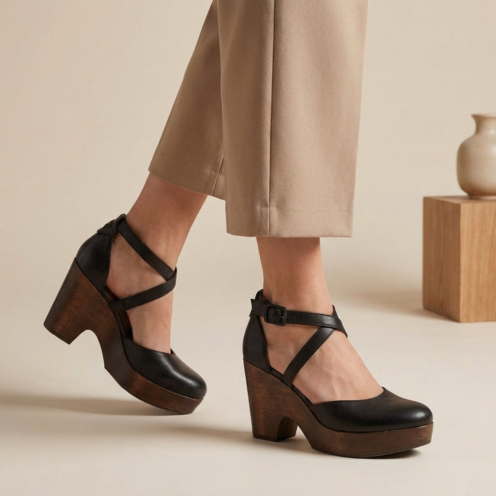 Alice | Orthopedic Mary Jane Shoes with Platform Heel