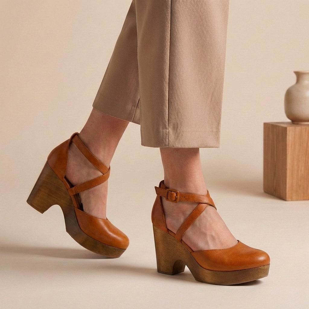 Alice | Orthopedic Mary Jane Shoes with Platform Heel